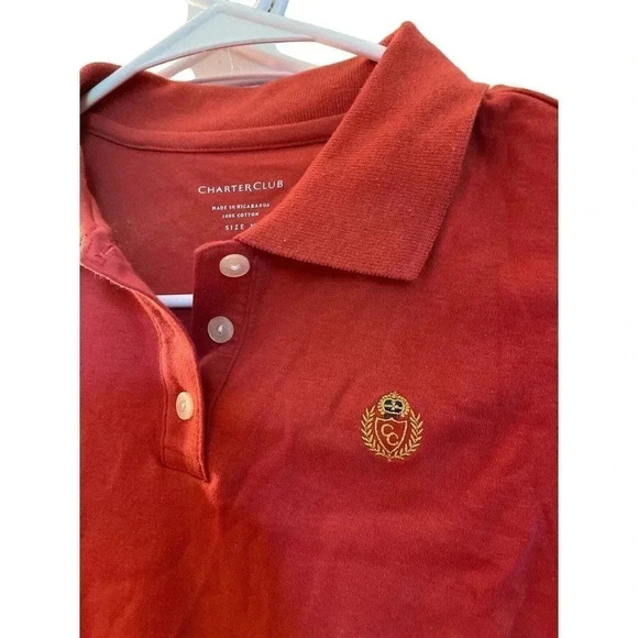 CHARTER CLUB SIZE MEDIUM RUST COLOR TANK TOP - Picture 2 of 3